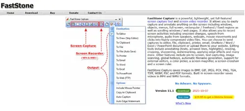 FastStone Capture Bildschirmschoner