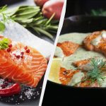 Der Lachs ist sehr zart und riecht nicht nach Seetang: